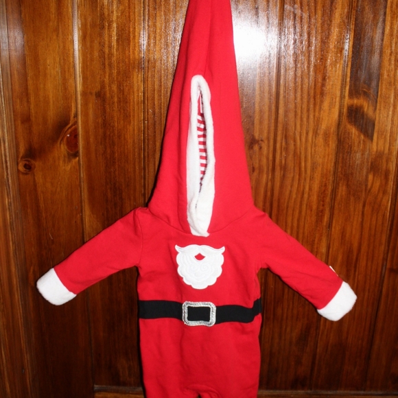 Infant Santa Onsie by Cat & Jack & "Santa & Me"  Ornament Frame - Picture 8 of 11